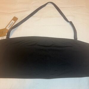 SKIMS Swim Bandeau Black Size L Top ONYX SW-BND-0777